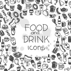 food and drink icons