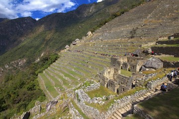 Fototapeta na wymiar The Inca city of Machu Picchu