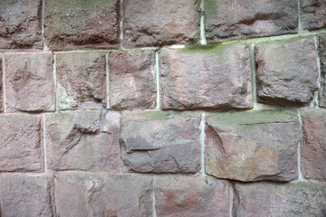 Klassisches Mauerwerk aus Steinquadern