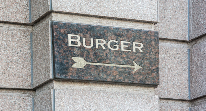 Schild 204 - Burger