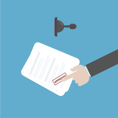 onaylanmış belgeler ve damga