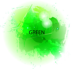 Green Watercolor