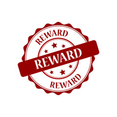 Reward red stamp illustration