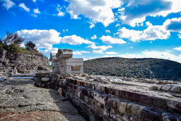 Fototapeta na wymiar Ancient Roman Theater (Milos, Greece)