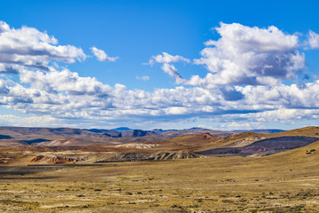 Fototapeta na wymiar Patagonian Landscape Scene, Argentina