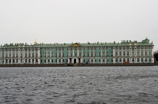 Architecture of Saint-Petersburg, Russia. Hermitage museum.