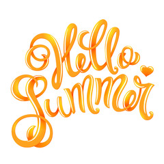 Hello summer poster