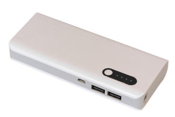 Powerbank isolated background