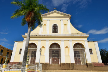 Church of the of Holy Trinity in Trynidad, Cuba - obrazy, fototapety, plakaty