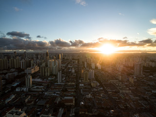 Aerial View of Sao Paulo, Brazil