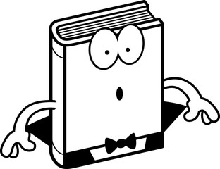 Surprised Cartoon Horror Novel