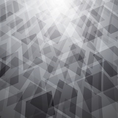 Abstract background with white and gray objects
