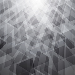 Obraz premium Abstract background with white and gray objects