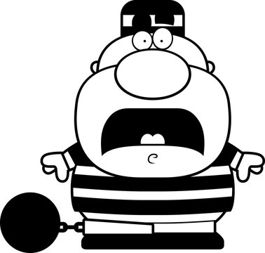 recommend clip art: Scared Cartoon Prisoner