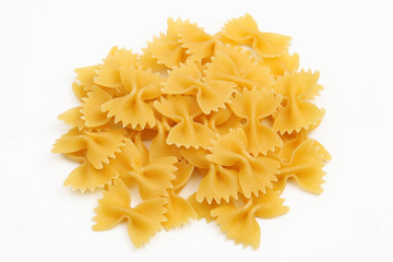 Small yellow noodles.