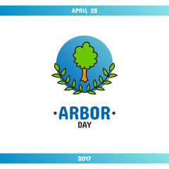 Arbor Day vector image