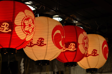 Lanterns of Gion festival night, Kyoto Japan.祇園祭 宵山