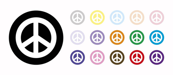 peace set icons