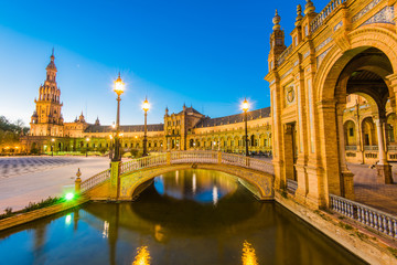 Fototapeta premium Plaza De Espana in Sevilla,Spain