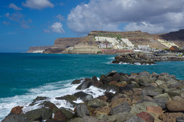 Gran Canaria south coast between Puerto Rica and Puerto Mogan