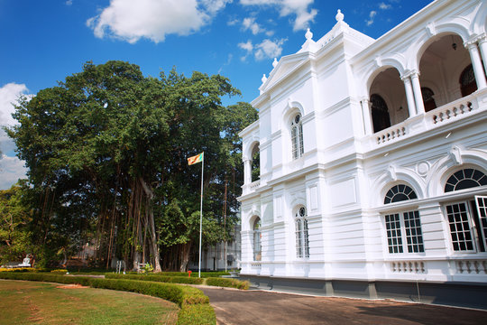 Colombo, Sri Lanka - 11 February 2017: The National Museum of Colombo has a rich collection of Asian arts.