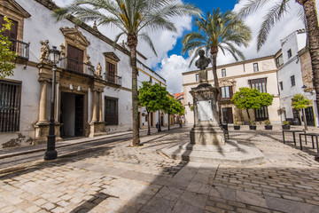 Streets and architecture in Jerez de la Frontera,Spain