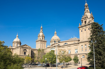 Obraz premium The National Palace in Barcelona