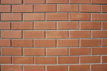 wall of red brick