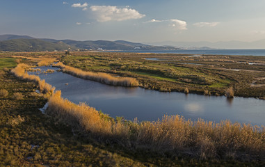 Scenic view of Küçük Menderes River Selçuk Turkey