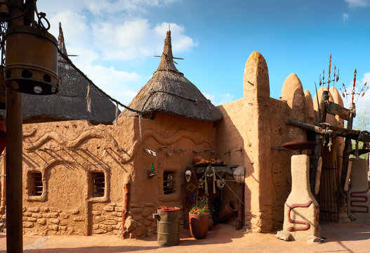 Africa-mystery village object.