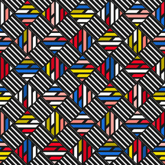 Obraz premium Colorful bright seamless pattern