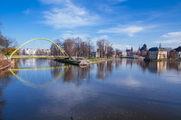 Kładka Słodowa Pedestrian Bridge, Wroclaw.