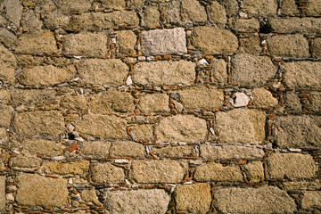 Architectural details of ancient Heracleia buildings,  Bafa Lake National Park Turkey