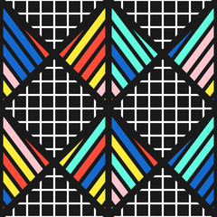 Obraz premium Colorful bright seamless pattern