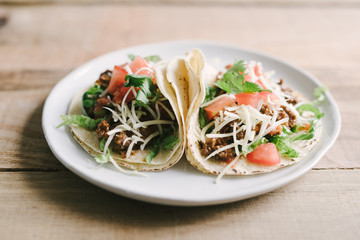 Classic American Ground Beef Soft Tacos
