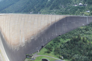 Schlegeisspeicher Wasserkraftwerk im Zillertal