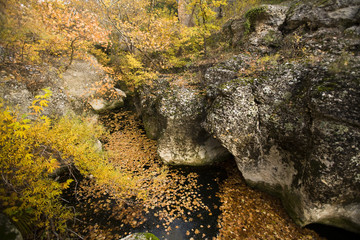 Scenic view of canyons in Safranbolu Turkey