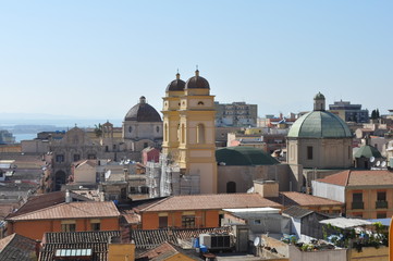 Fototapeta na wymiar Cagliari, Sardaigne, Italie