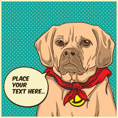 Dog Pop Art Portrait