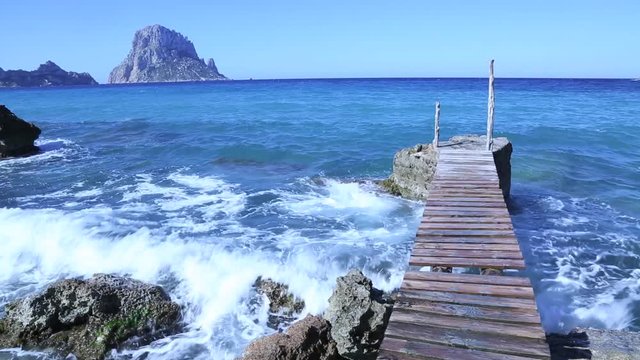 View from Hort Beach, Ibiza, Spain