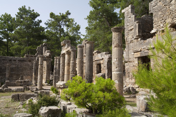Fototapeta na wymiar Selge ancient city Antalya Turkey