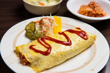 omelette rice