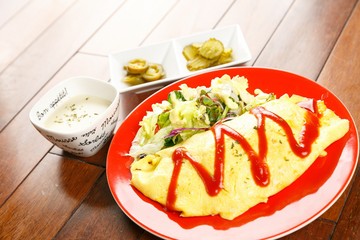 omelette rice
