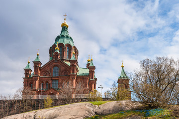 Uspenski Cathedral in Helsinki, Finland