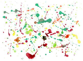 Abstract splash hand made tracing from sketch Vector Illustration