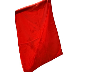 Red flag shown in white background.