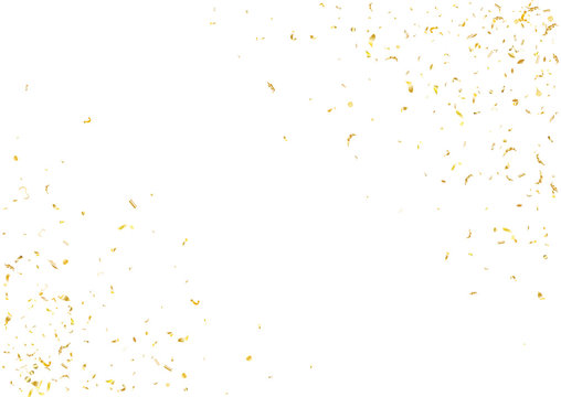 Abstract background with flying subtle golden confetti.