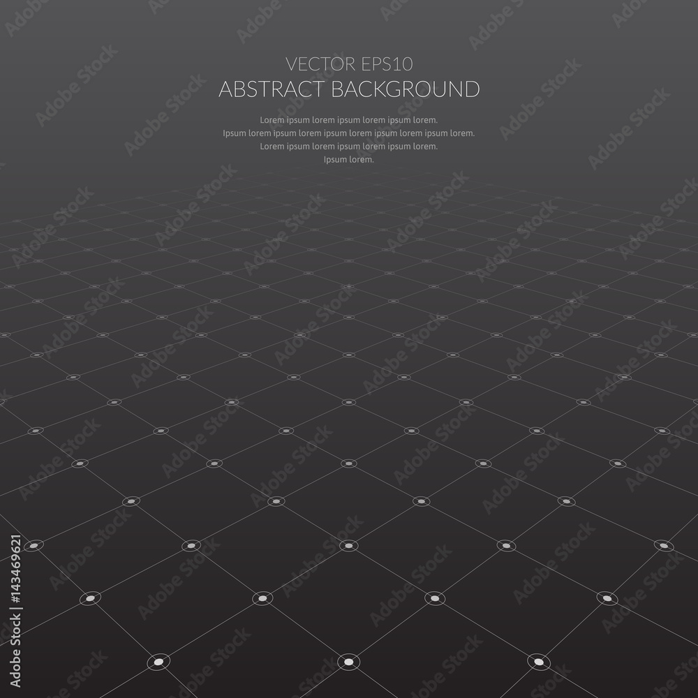 Poster abstract background with a grid of geometric elements.