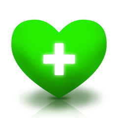 Obraz premium Medical Heart Symbol