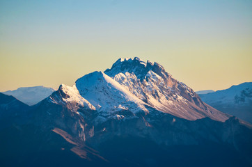 Fototapeta na wymiar Montagne de Faraut (Massif du Devoluy)